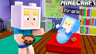 baby lami gets sick in minecraft 