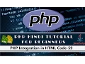 PHP Integration in HTML Code Tutorial-59