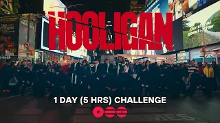  1 day 5 hrs kpop in public nyc challenge bts hooligan dance cover