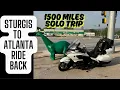 Sturgis to Atlanta - 1500 Miles Solo Ride Back Home on my 2024 Panda Express