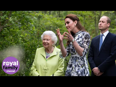 Download MP3 The Queen visits the Duchess of Cambridge’s garden at the Chelsea Flower Show