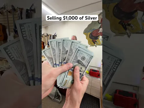 Selling $1,000 of silver #shorts