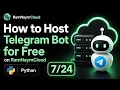 How to host telegram bot for free on ramnaymcloud