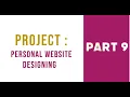 Part 9 Project 1 Web Designing Malayalam Tutorial