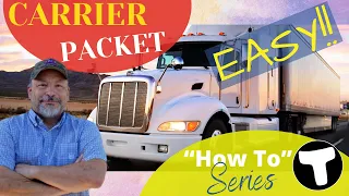Trucking Carrier Packet Set Up Your Load Broker Carrier Packet Fast