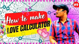 Love Calculator Creating a Fun and Romantic Program with Python 100 Day