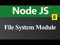 File System Module in Node JS Hindi