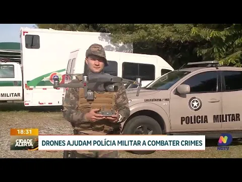 Uso de drones pela Polícia Militar intensifica combate ao crime em SC