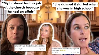 pastors wife discovers affair gets upset at tiktok for showing no sympathy