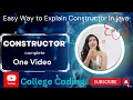 Constructor in Java