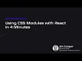 How to Use CSS Modules with React for Better Component Styling React CSS