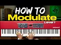 How To Modulate To Any Key Pt 1 Use Passing Chords For Piano Modulations