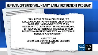 Humana offers voluntary early retirement package to some employees