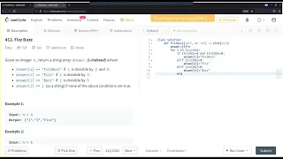 Fizz Buzz LeetCode Easy Python Solution Interview Preparation