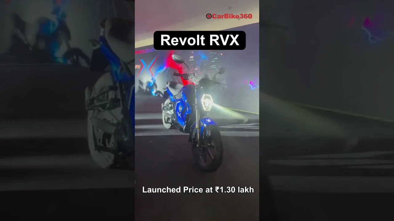 Revolt RVX Launched at ₹1.30 Lakh | 160KM Range