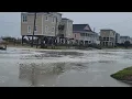 Edisto Beach 2022 High tide with storm surge from Hurricane Nicole