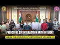 Download Lagu Principal Sir Interaction with Interns under the Principal’s Internship Scheme 2.0