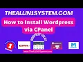 How to Install Wordpress via CPanel Wordpress Toolkit