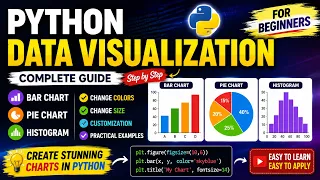 Python Data Analysis Visualization Bar Chart Pie Chart Histogram