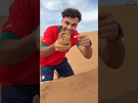 "slime" Made of sand 😱. #shorts