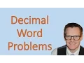 Decimal Word Problems Simplifying Math