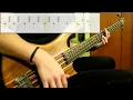 Metallica - For Whom The Bell Tolls (Bass Cover) (Play Along Tabs In Video)