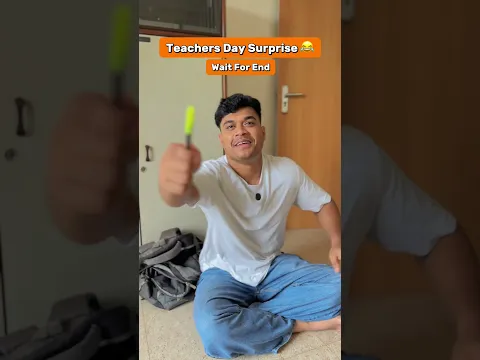 Teachers Day Surprise 😂 #india #bengali #shorts #funny