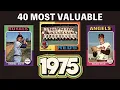 These 1975 Topps Baseball Cards Are Now Worth More Than You Think