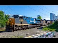 CSXT 1976 Conrail Heritage Unit Leading CSAO WPCA-07 On the CSX Philly Sub