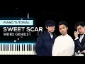 Download Lagu Sweet Scar - Weird Genius | Piano tutorial