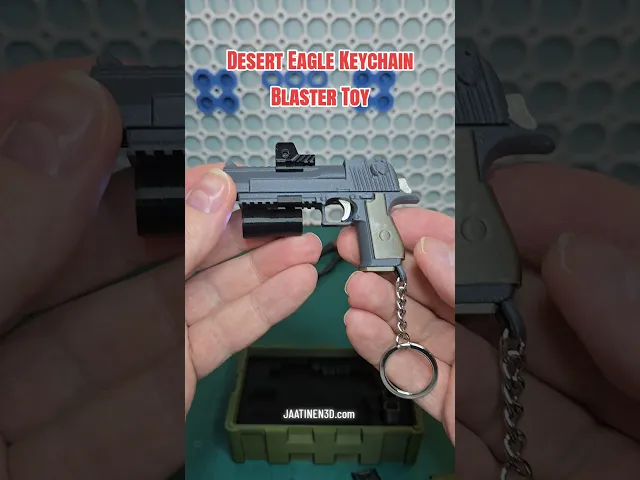 Desert Eagle Keychain — Functional Blaster Toy video thumbnail