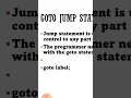 goto Statement jumping statements C programming language Malayalam Tutorial