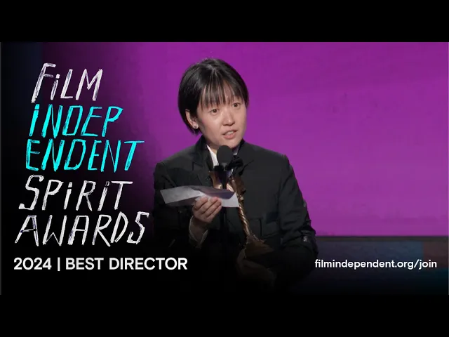 CELINE SONG wins BEST DIRECTOR at the 2024 Film Independent Spirit Awards