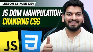 JS DOM Manipulation - styling elements JavaScript Series 2024