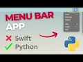 Creating a macOS Menu Bar App with Python Rumps