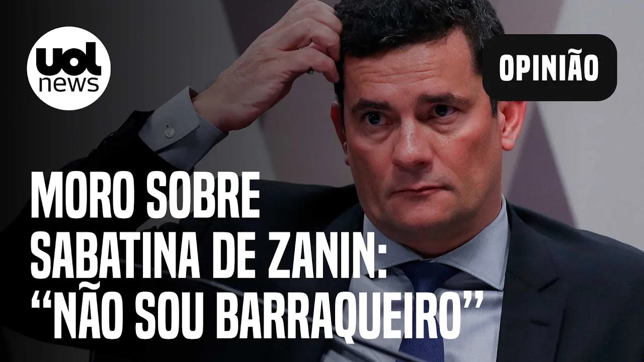 Moro sobre sabatina de Zanin: 'Não sou barraqueiro. Não vou fazer nada ofensivo', diz a jornal