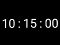 10 Hour 15 Minutes Countup Timer Work With Focus