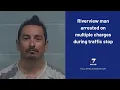 Riverview man arrested on multiple charges during traffic stop