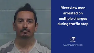 Riverview man arrested on multiple charges during traffic stop