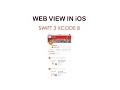 How to Implement a Simple WebView in iOS XCode 8 Swift 3