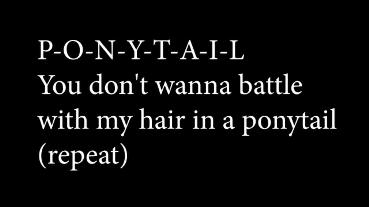 Haschak Sisters Ponytail Lyrics