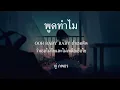 พูดทำไม   ตู่ ภพธร เนื้อเพลง