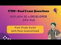 Updated OCP Java SE 11 Developer 1Z0-819 Questions 2026 Syllabus Aligned