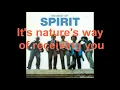 Spirit - Nature's Way W/Lyrics