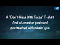Houston we got a problem ( lyrics ) Luke Combs