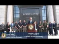 U S Attorney Moore Capito and U S Marshals Service Announce Results of Operation Spring Sweep