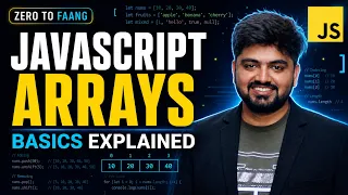 Day 6 JavaScript Arrays Explained Indexing Length Add Remove Loops