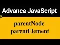 parentNode and parentElement in JavaScript Hindi