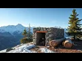 Download Lagu Man Built a Stone Cabin Alone in the Mountains | Full Off-Grid Building Journey @Badlander-s