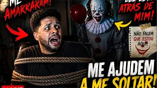 ME AMARRARAM E ME DEIXARAM SOZINHO COM O PALHAÇO 🎈